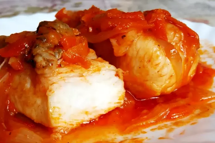  Щука с томатным соусом